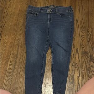 Torrid Dark Blue Skinny Jeans